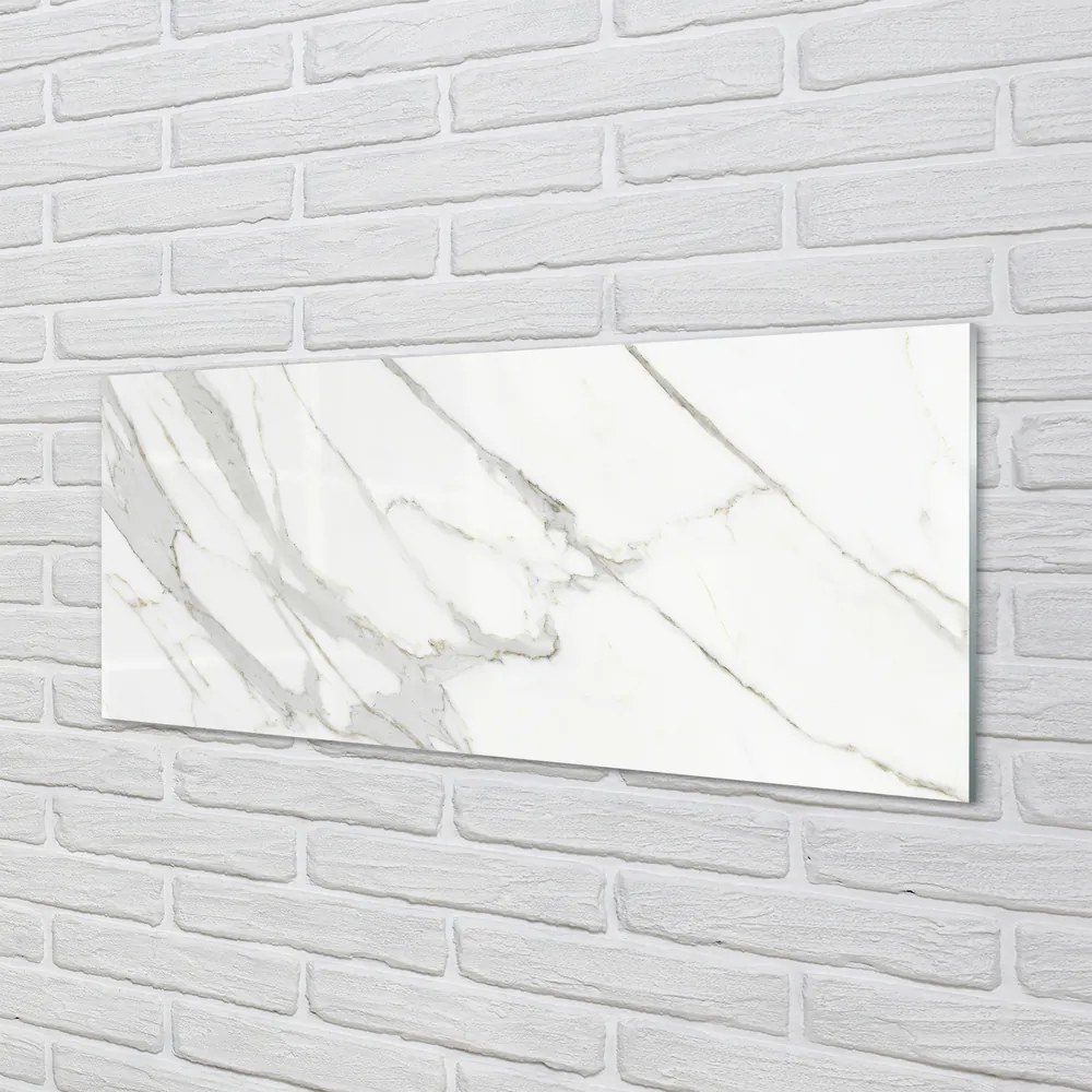 Szkło do Kuchni na Ścianę Organiczny Wzór Marmurowy