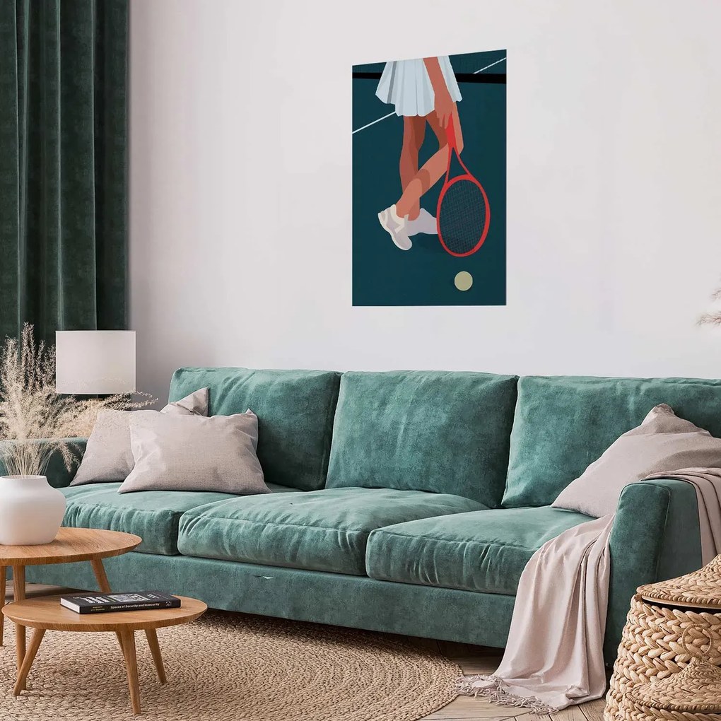 Plakat Tenisistka 40x60 cm bez ramy bez marginesu ARTGEIST B