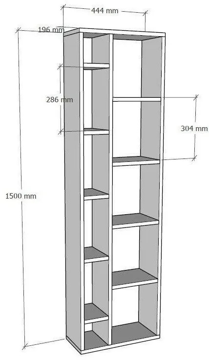 Biblioteczka Tomi Sapphire Oak
