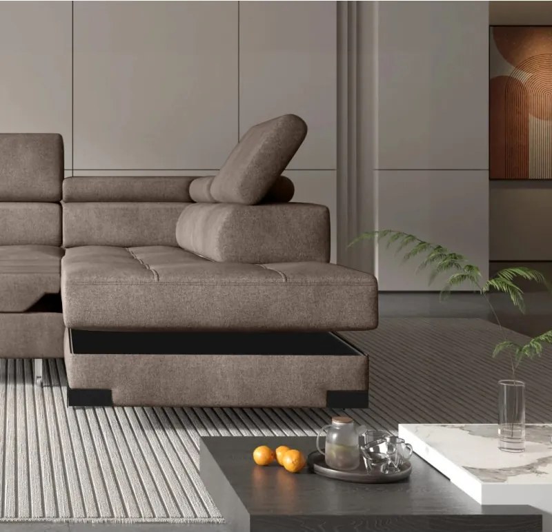 Narożnik EMPORIO L z funkcją spania WERSAL