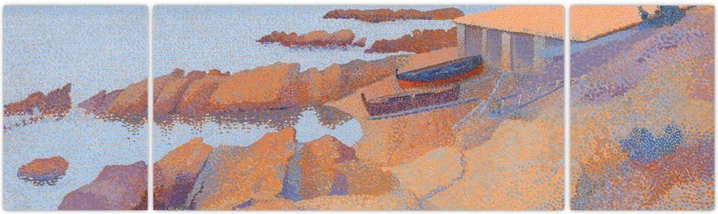 Obraz - Henri Edmond Cross, Calanque des Antibois, reprodukcje (170x50 cm)