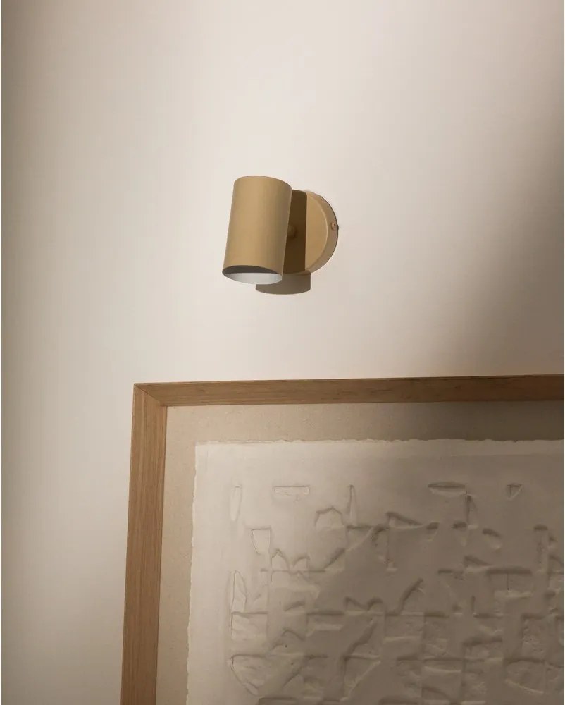 Beżowy metalowy kinkiet Manie – Kave Home