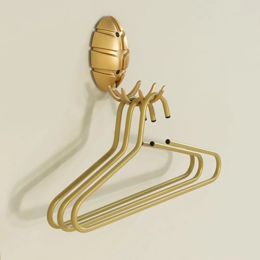 Haczyk ścienny w kolorze złota Bug – Spinder Design