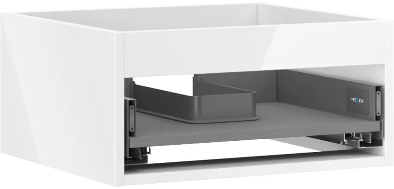 Mexen Box-A korpus szafki podumywalkowej 50 cm, 1 szuflada, biały połysk - 91AX0-0500-235-1-00