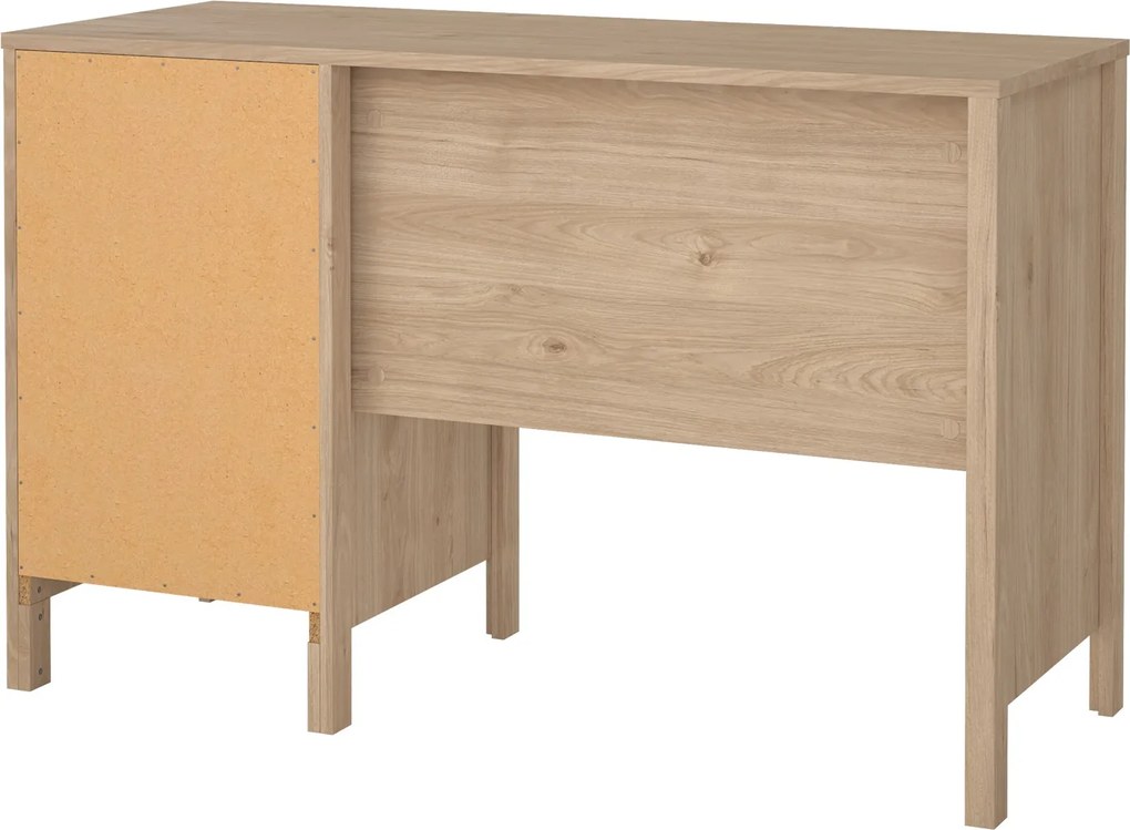 Biurko komputerowe z 3 szufladami Madrid, jackson hickory