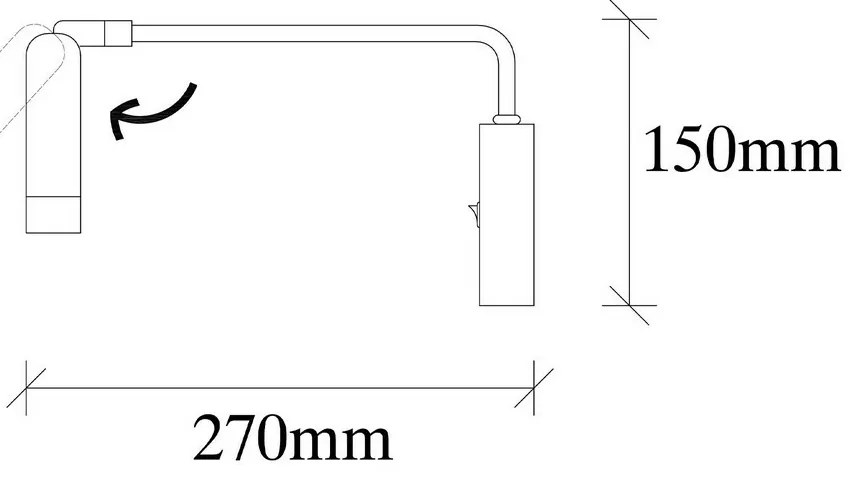 Kinkiet lampa ścienna Ugur - 6041, złoty