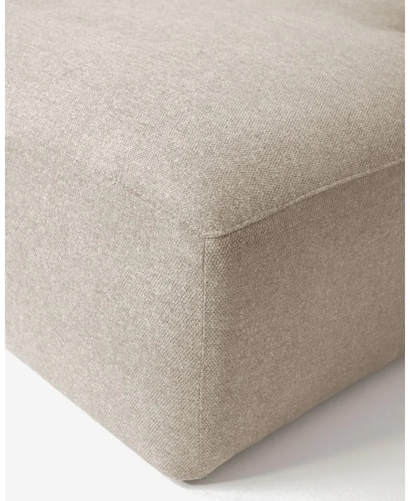 Beżowy narożnik (prawostronny) Blok – Kave Home