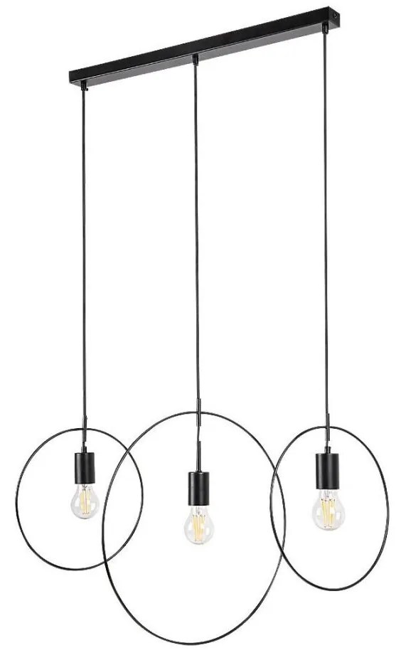Rabalux 72019 - Lampa wisząca DILARA 3xE27/40W/230V na linkach