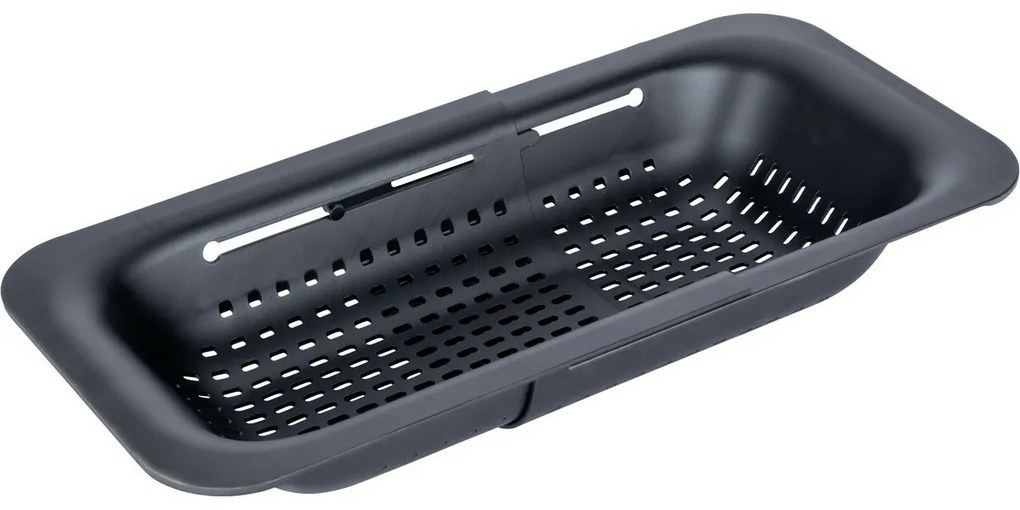 Wenko Ociekacz teleskopowy do zlewu Sivo 36,5-50 cm, czarny