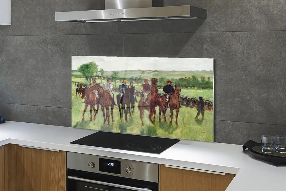 Panel nad Blat Kuchenny Jeźdźcy - Edgar Degas