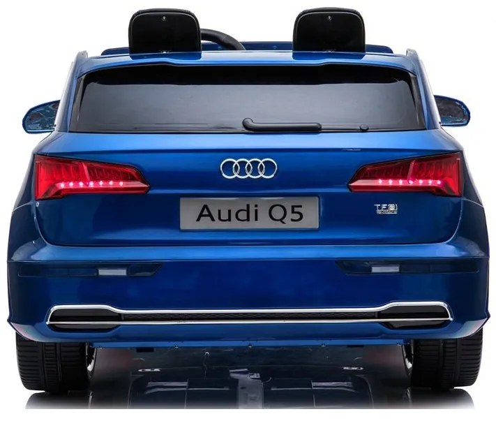 Pojazd na akumulator nowe audi q5 2-osobowe niebieskie lakierowane
