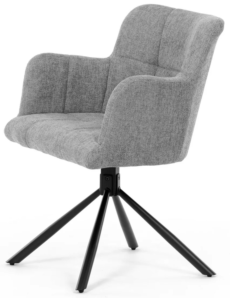 Zestaw krzeseł obiadowych z mechanizmem powrotnymDCH-T1122 GREY2, 2 szt.