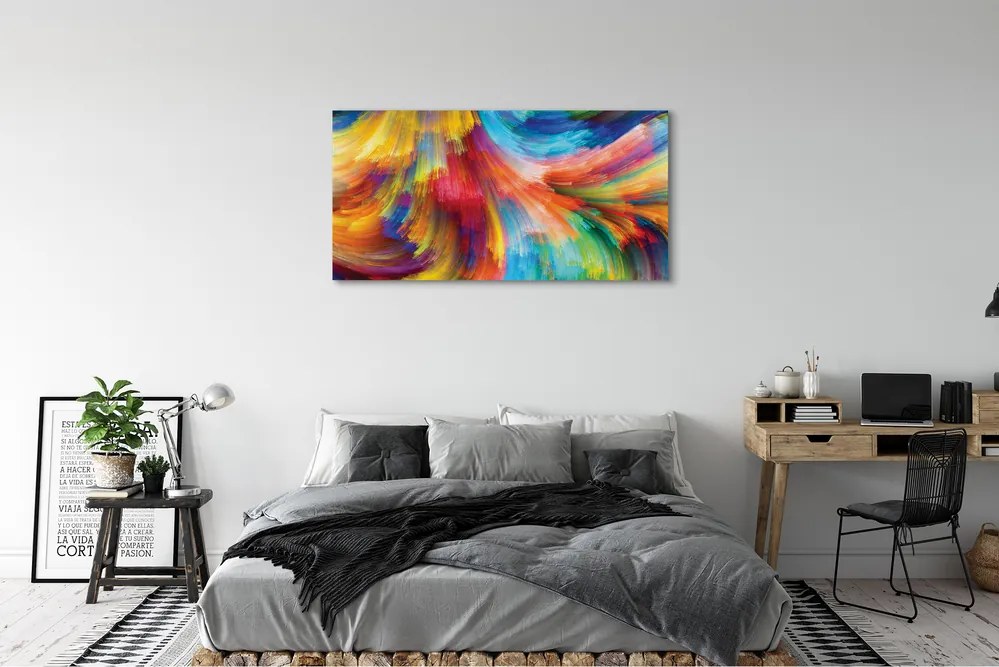 Obraz canvas na ścianę Nieregularne Paski Fraktalne