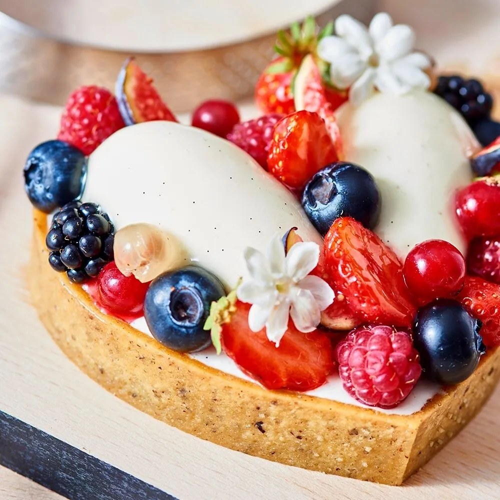 De Buyer 3099.51 perforowana rama do ciast Serce 12 cm, stal nierdzewna, 12 cm