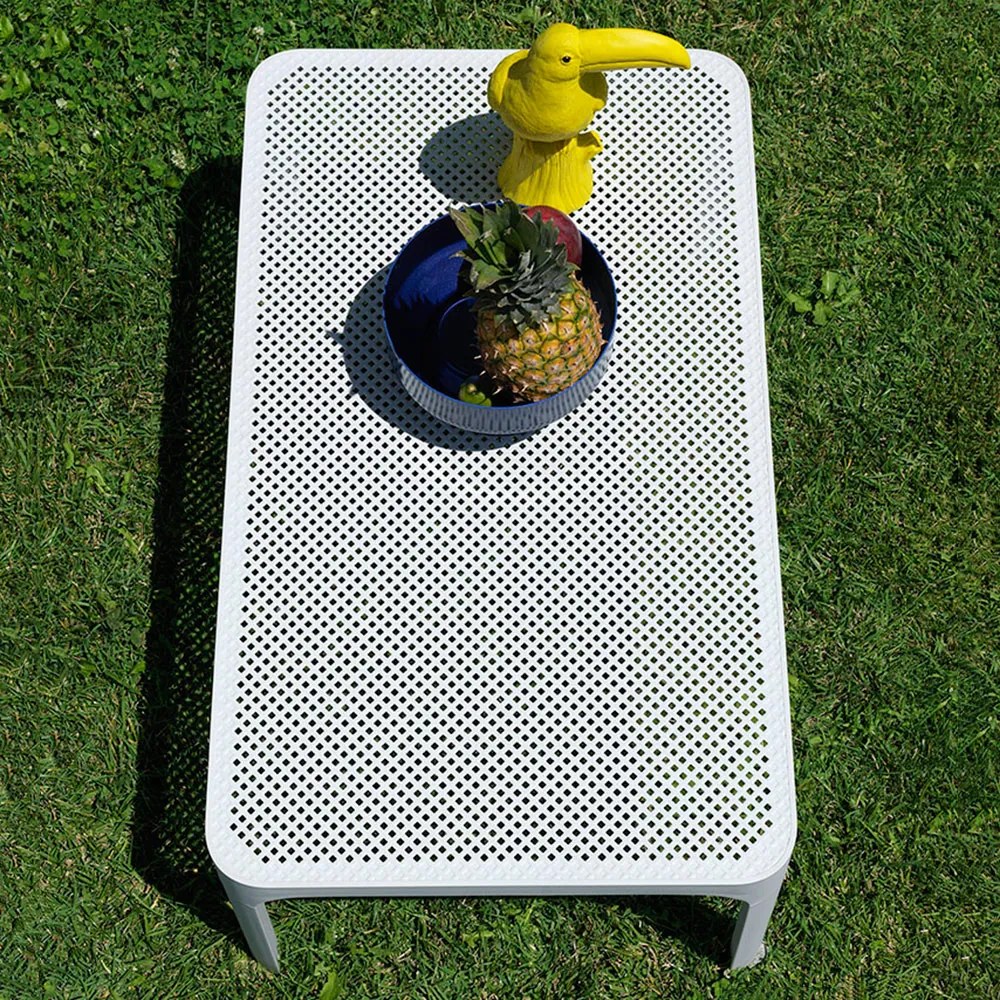 Stolik ogrodowy Net Bianco 100 x 60 cm NARDI