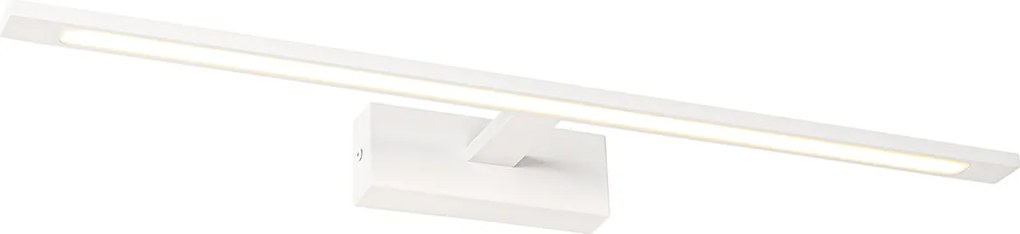 Lampa ścienna biała 62 cm z wbudowanym LED IP44 - Jerre