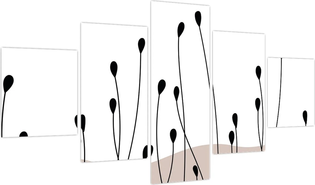 Obraz - Łąka graficzna N⁰1 (125x70 cm)