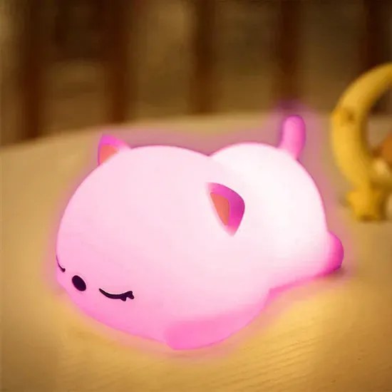 Silikonowa lampka nocna LED misio R2-H50