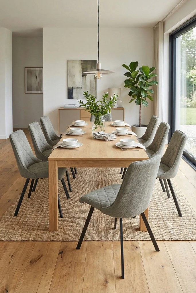 Tapicerowane oliwkowe krzesło metalowe W5-F66