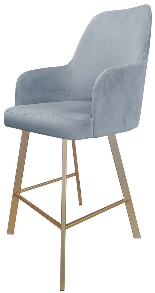 Hoker krzesło barowe Westa podstawa Profil złota BL06