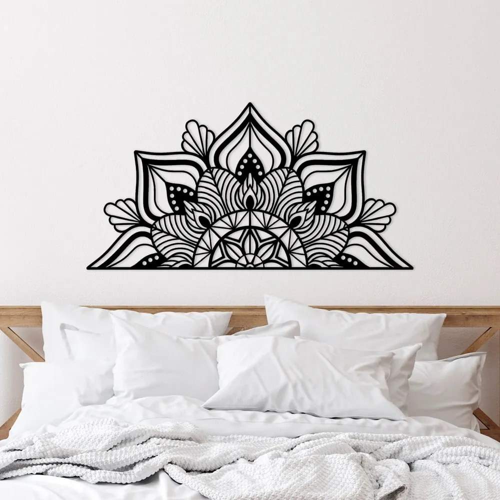 Metalowa dekoracja ścienna 118x59 cm Mandala – Wallity