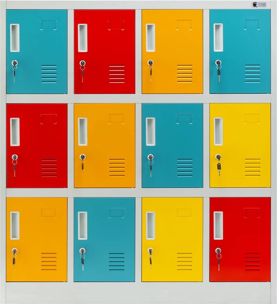 Szatnia do szkoły i przedszkola Ola 109x45x120 cm kolorowa