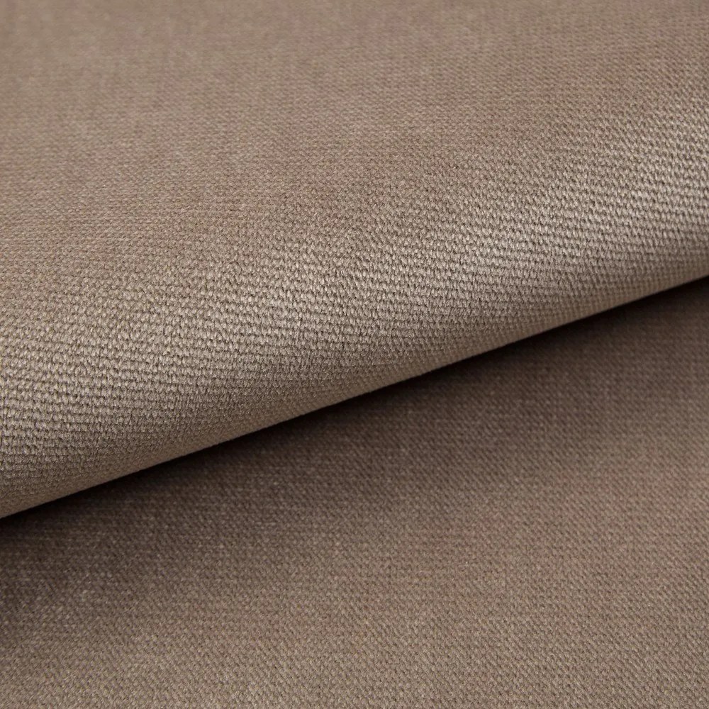 Jasnobrązowe tapicerowane łóżko dwuosobowe ze schowkiem i stelażem 180x200 cm Solvo – Maison de Rêve