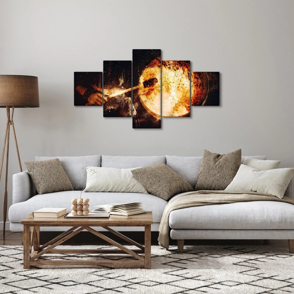 Obraz - Bęben szamański (125x70 cm)