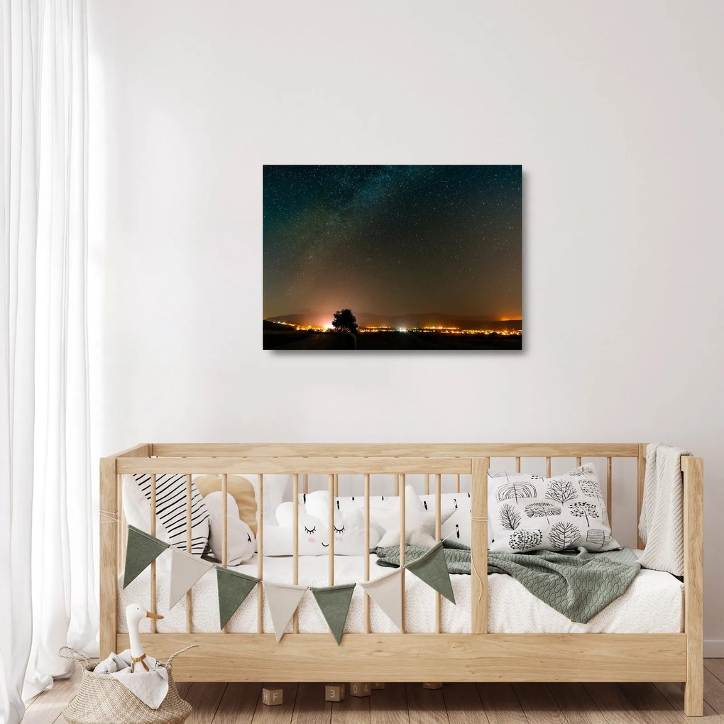 Obraz na szkle - Droga Mleczna (70x50 cm)