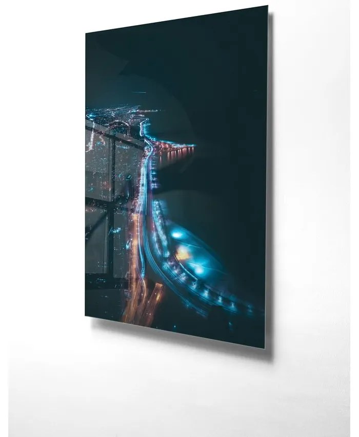 Szklany obraz 50x70 cm Night Way – Wallity