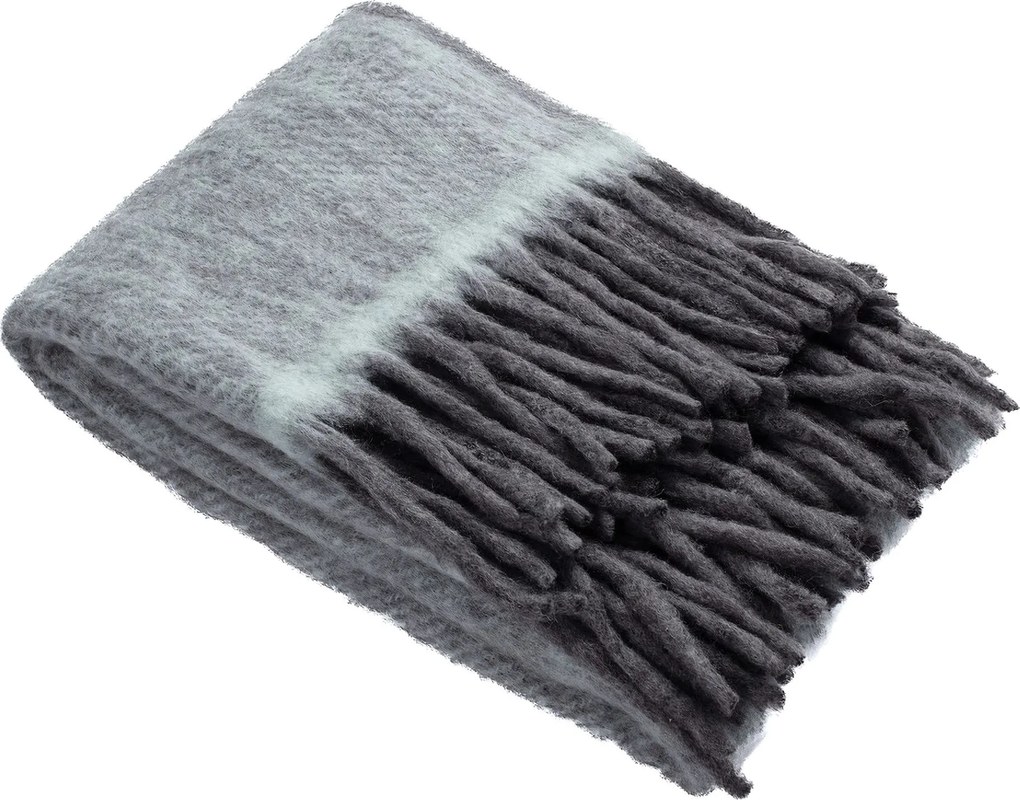 Pled Cozy 130x170cm grey-mint
