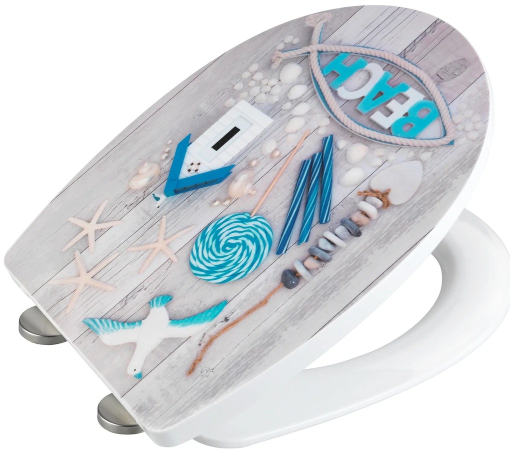 Deska sedesowa ABATTANT BEACH lakierowana, Thermoplast, WENKO