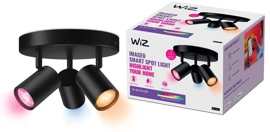 Inteligentna lampa punktowa z gwintem GU10 5 W Imageo – WiZ