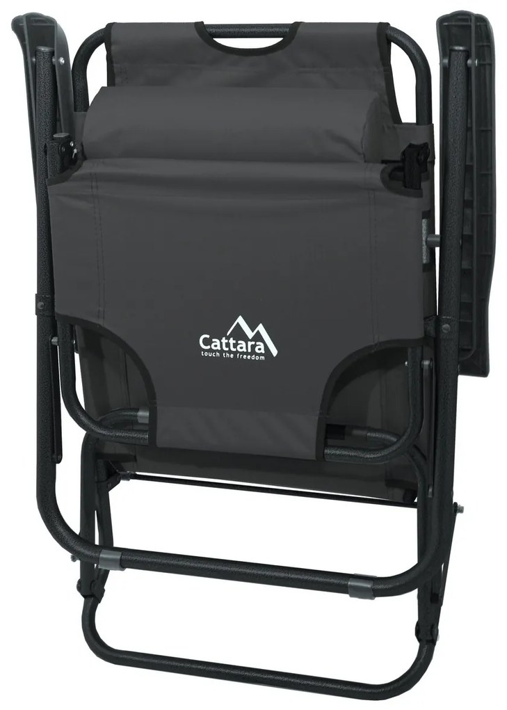 Cattara 13513 Składane leżak Comfort, antracyt,155 x 61 cm