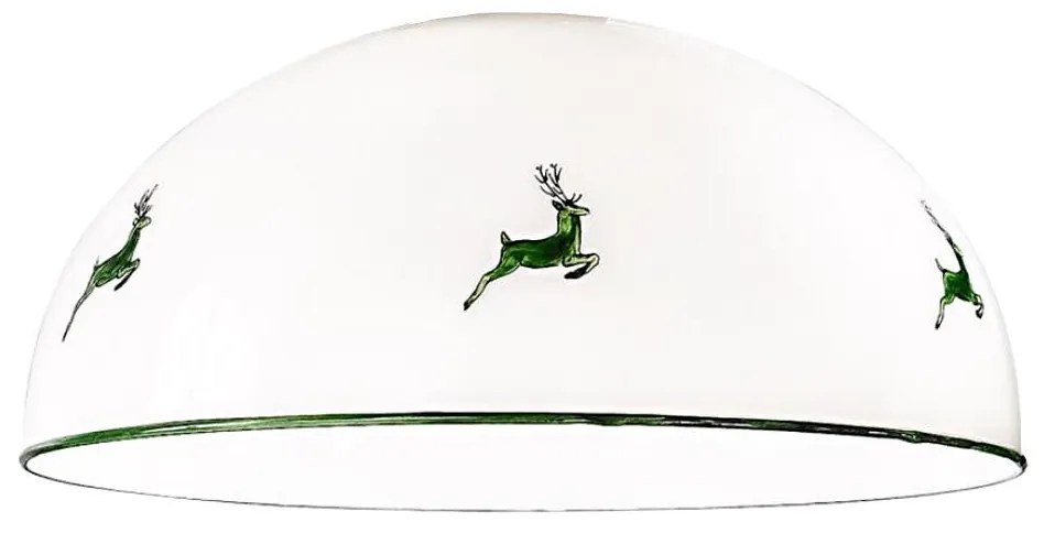 Kolarz 731.G101 - Szkło zamienne do żyrandola NONNA E27 o średnicy 30 cm, w kolorze jeleniej zieleni