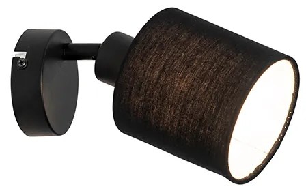 Lampa sufitowa czarna regulowana - Hetta Nowoczesny Oswietlenie wewnetrzne