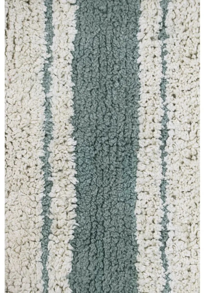 Niebiesko-kremowy bawełniany dywan tkany ręcznie odpowiedni do prania 90x130 cm Gastro Vintage Blue – Lorena Canals