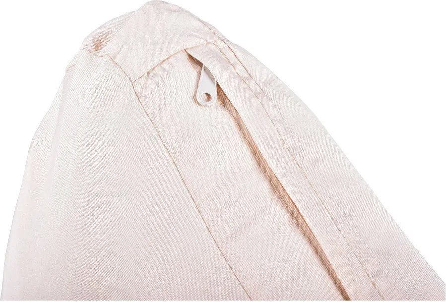 Beżowy metalowy fotel ogrodowy Delos – Garden Pleasure