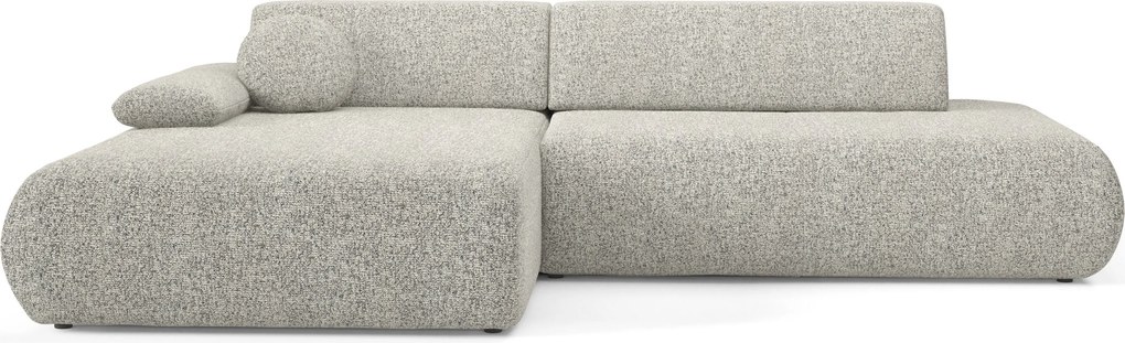 Masseno Narożnik DELTA z funkcją spania i pojemnikiem na pościel Narozniki L, Rozkładana sofa - Szary, PUENTE 11