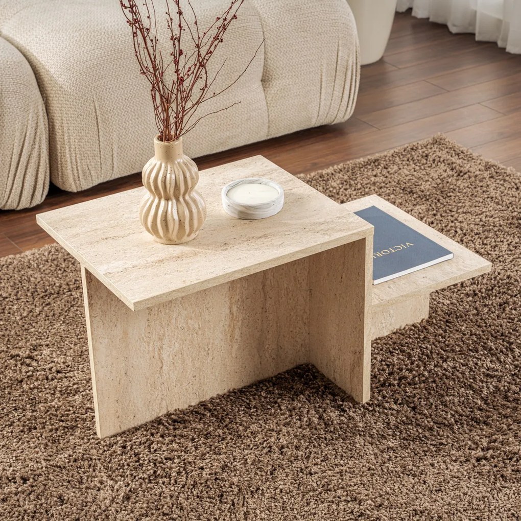 Stolik konferencyjny Harmony Travertine