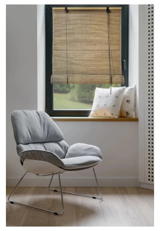 Bambusowa roleta w naturalnym kolorze 200x160 cm Lyra – Gardinia