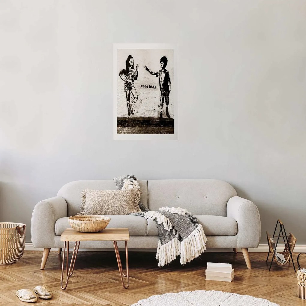 Plakat Niegrzeczne dzieci 29,7x42 cm bez ramy z marginesem ARTGEIST B