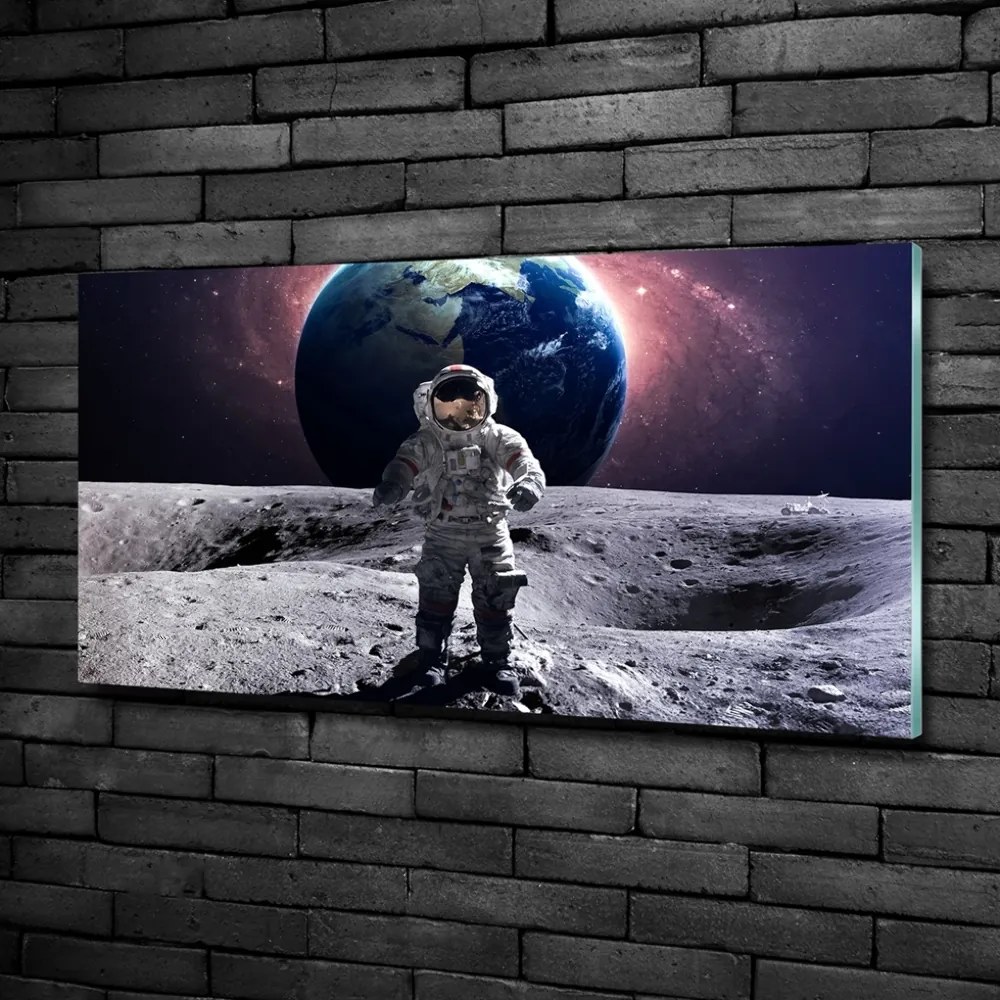 Foto obraz szkło hartowane Astronauta