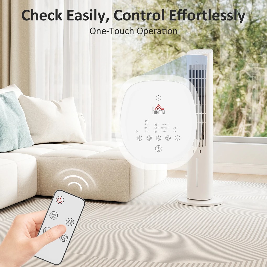 HOMCOM aircooler verdunstungskühler turmventilator | Aosom PL