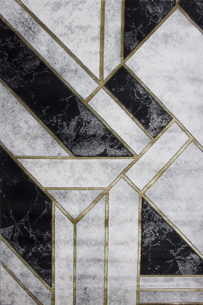 Dywan Diamond Tessera Złoty 120x170 Prostokąt