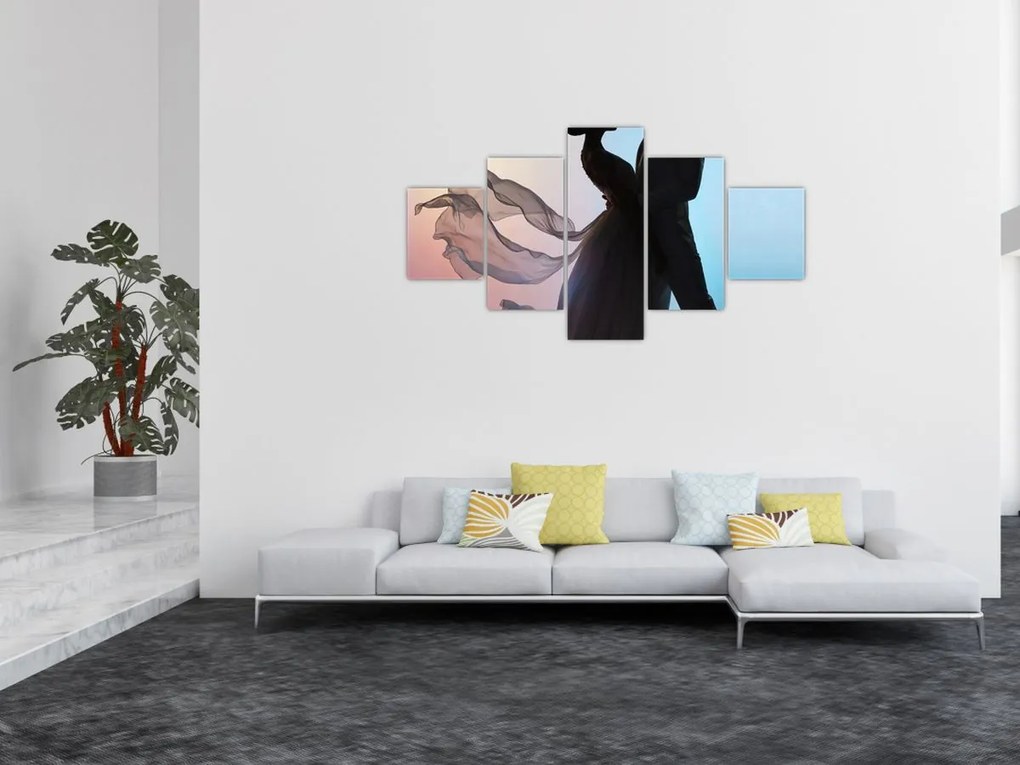 Obraz - Tańcząca para (125x70 cm)