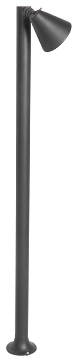 Zewnetrzna Nowoczesny słup ogrodowy czarny 100 cm IP44 regulowany - Ciara Nowoczesny Oswietlenie zewnetrzne
