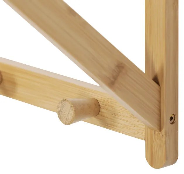 Wieszak B004 NAT, bambus