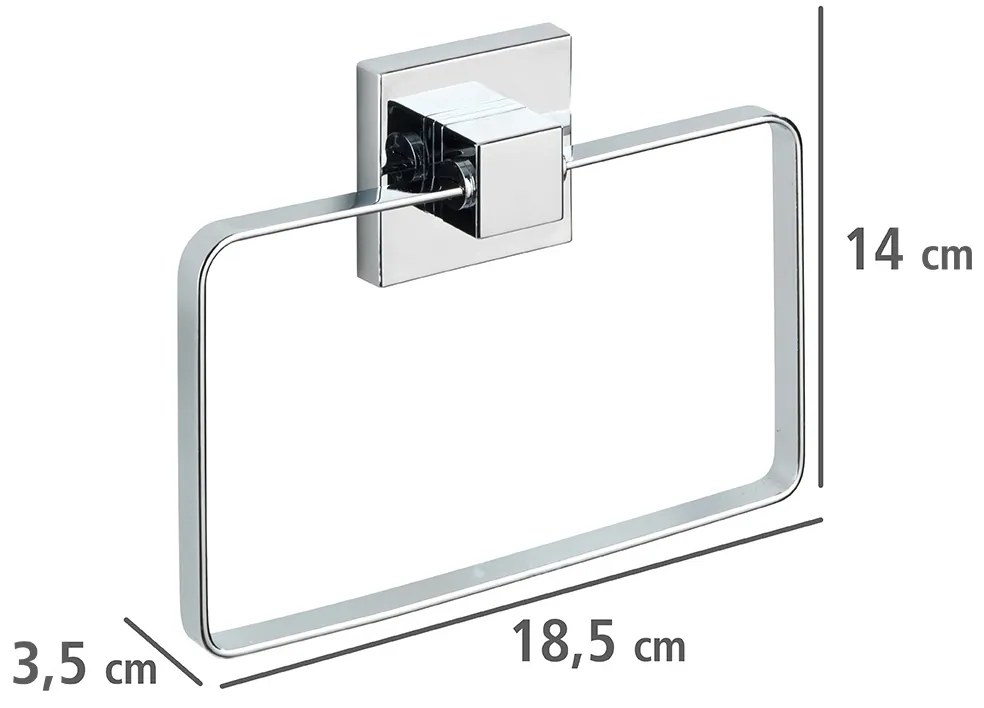 Wieszak łazienkowy QUADRO, Vacuum-Loc, WENKO