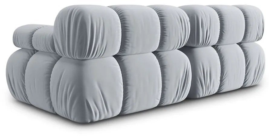 Jasnoniebieska aksamitna sofa 188 cm Bellis – Micadoni Home